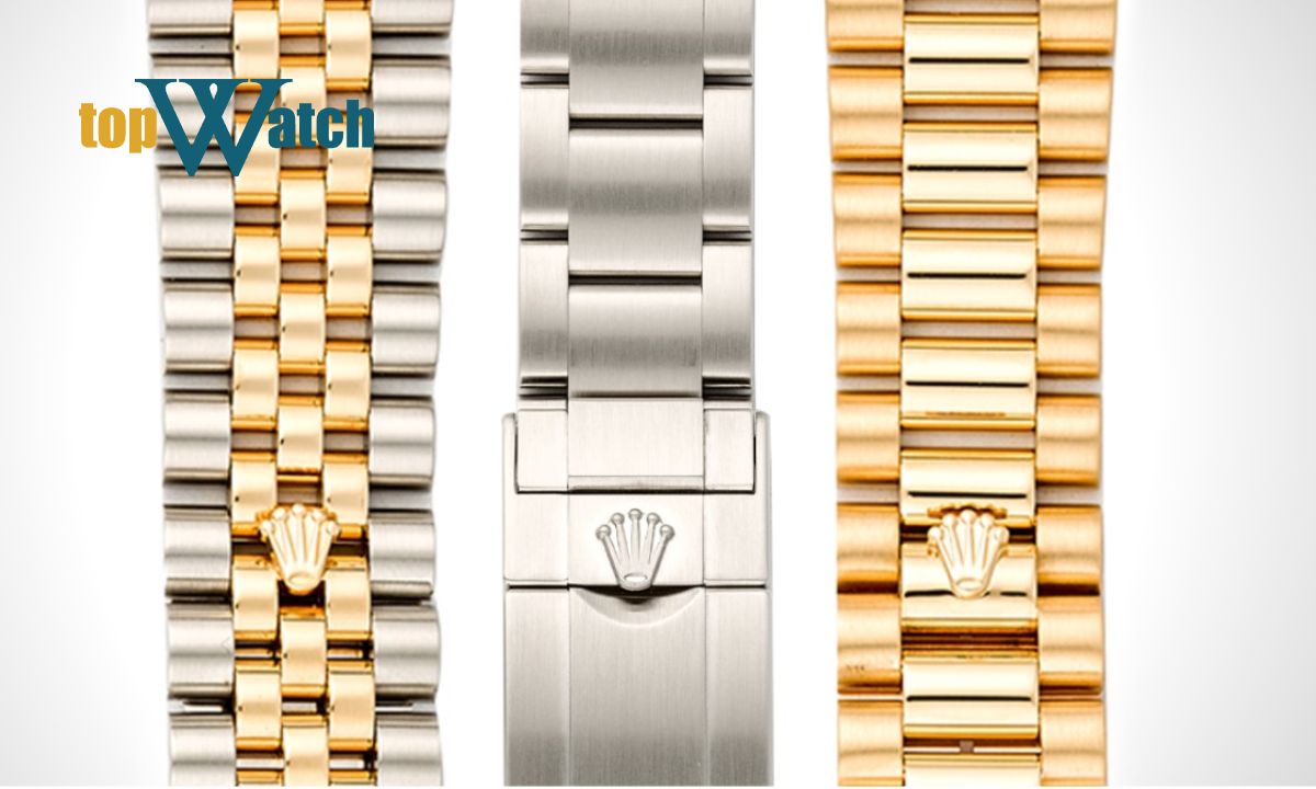 Dây Rolex President là gì? Cấu trúc thiết kế và cách nhận biết Sự khác biệt giữa Oyster, Jubilee và President