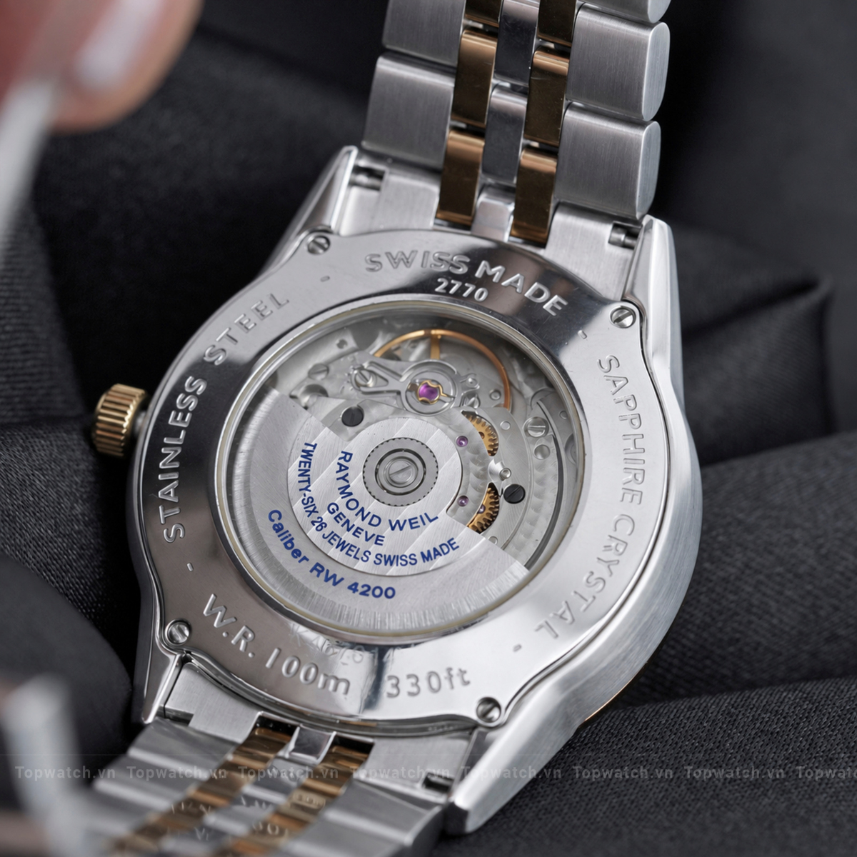 Đồng hồ Raymond Weil Automatic Dây thép không gỉ 2770-SP5-65011 Đồng hồ Raymond Weil Automatic Dây thép không gỉ 2770-SP5-65011 - Ảnh 3