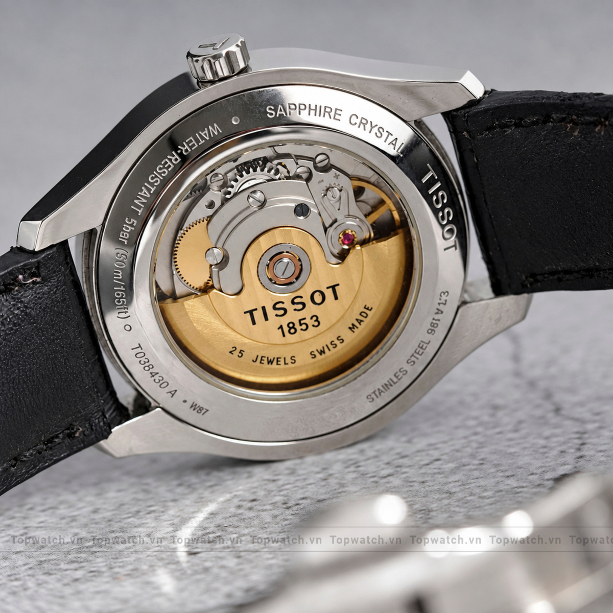 Đồng hồ Tissot Automatic Dây da TISSOT-T038430A/X64H4URBY Đồng hồ Tissot Automatic Dây da TISSOT-T038430A/X64H4URBY - Ảnh 8