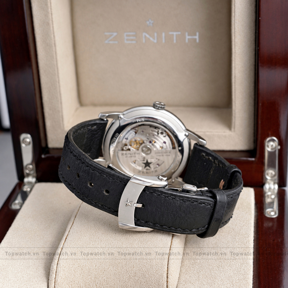 Đồng hồ Zenith Automatic Dây da ZENITH-0322726150 Đồng hồ Zenith Automatic Dây da ZENITH-0322726150 - Ảnh 6