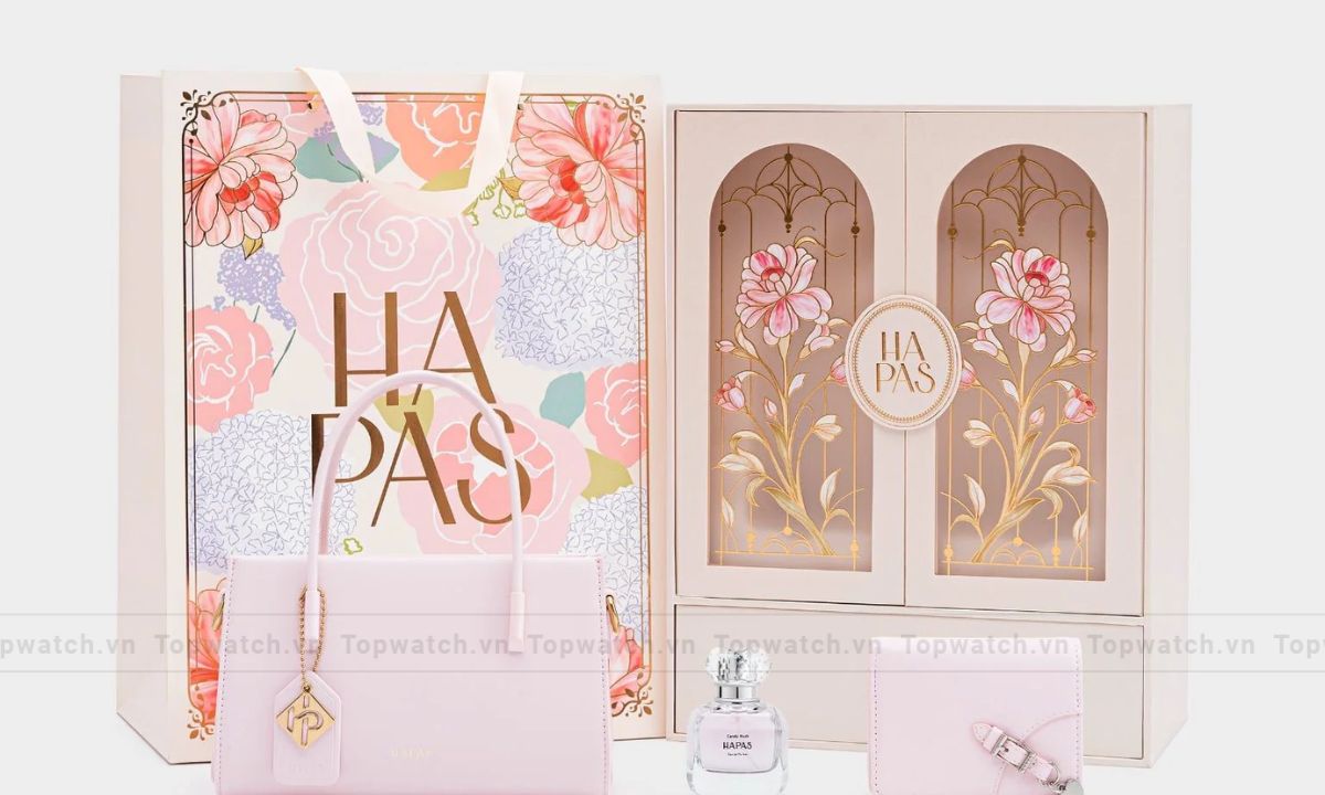 20+ ý tưởng quà Valentine cho vợ yêu thật lãng mạn, ý nghĩa và tinh tế Set quà tặng túi xách thương hiệu HAPAS