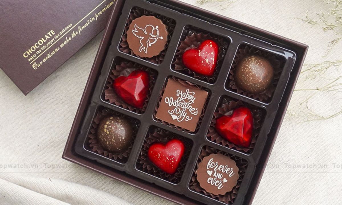 Chocolate là biểu tượng của những mùa valentine