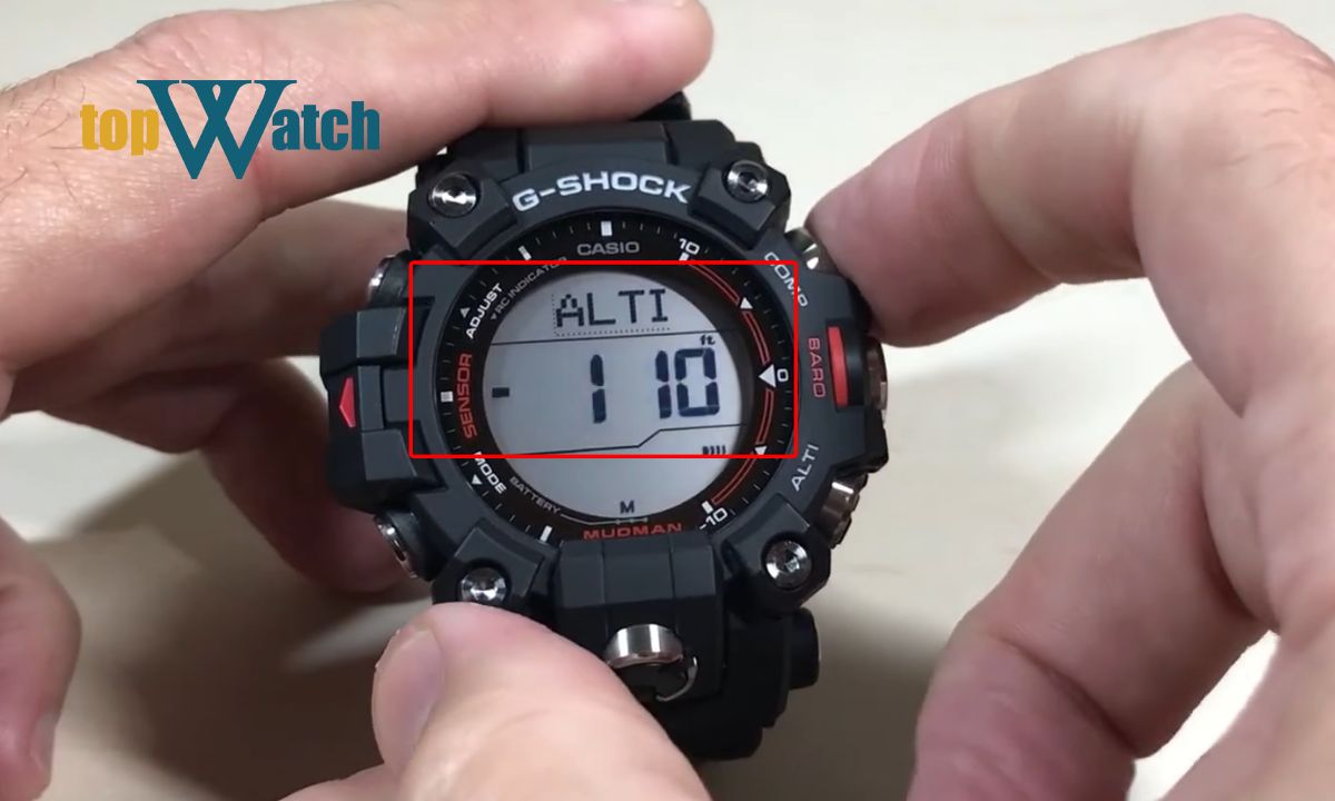 Tính năng đo độ cao trên đồng hồ Casio G-Shock GW-9500