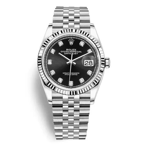 Rolex Datejust 36 126234-0027 Oystersteel và vàng trắng