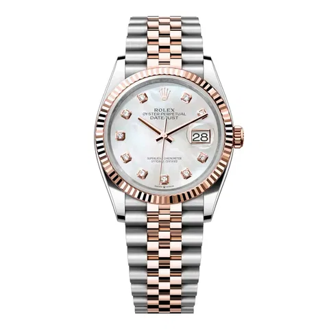 Rolex Datejust 36 126231-0021 Oystersteel và vàng Everose