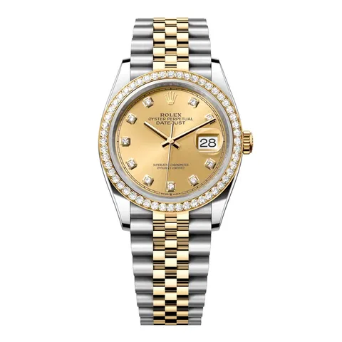 Rolex Datejust 36 126283rbr-0003 Oystersteel và vàng vàng
