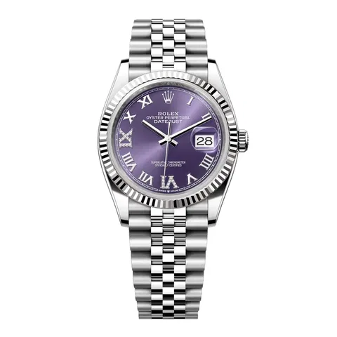 Đồng Hồ Rolex Datejust 36 126234-0021 Oystersteel và vàng trắng