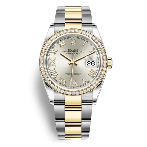 Đồng Hồ Rolex Datejust 36 126283rbr-0018 Oystersteel và vàng vàng