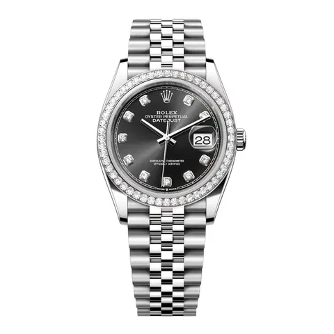 Đồng Hồ Rolex Datejust 36 126284rbr-0019 Oystersteel và vàng trắng