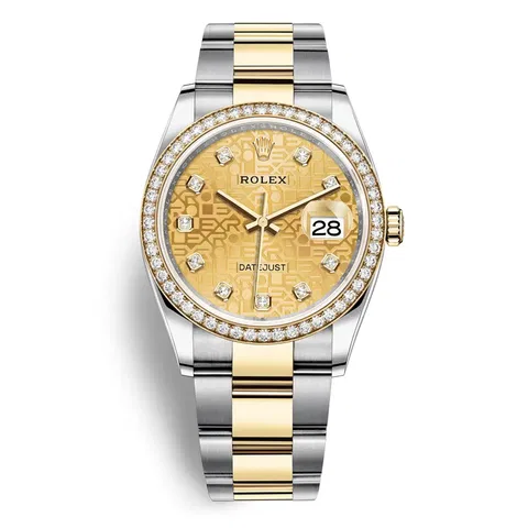 Rolex Datejust 36 126283rbr-0020 Oystersteel và vàng vàng