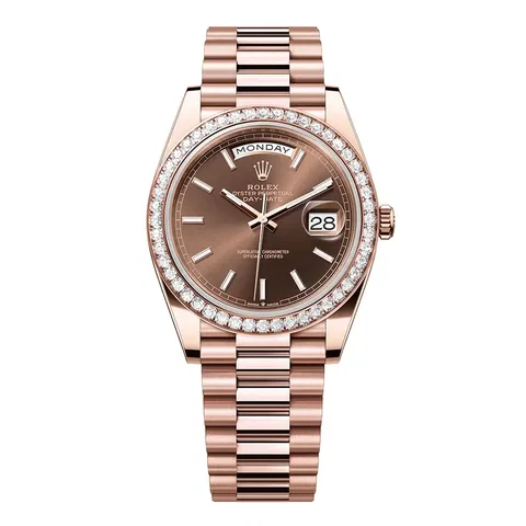 Đồng Hồ Rolex Day-Date 228345RBR-0024 Vàng hồng 2023