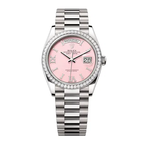Rolex Day-Date 128349RBR-0008 Vàng trắng