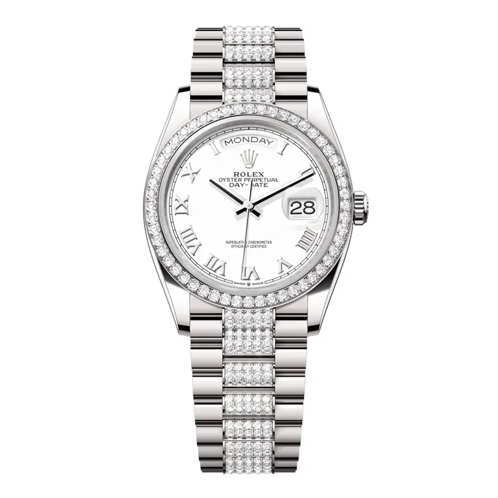 Đồng Hồ Rolex Day-Date 128349RBR-0026 Vàng trắng 2020 Rolex Day-Date 128349RBR-0026 Vàng trắng 2020