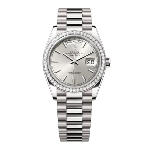 Rolex Day-Date 128349RBR-0001 Vàng trắng