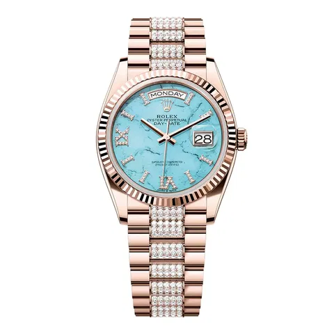 Đồng Hồ Rolex Day-Date 128235-0065 Vàng hồng