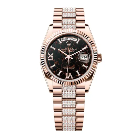 Rolex Day-Date 128235-0042 Vàng hồng