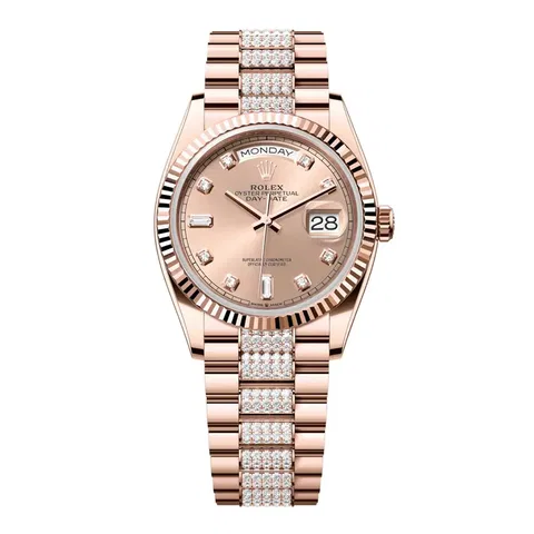 Rolex Day-Date 128235-0019 Vàng hồng