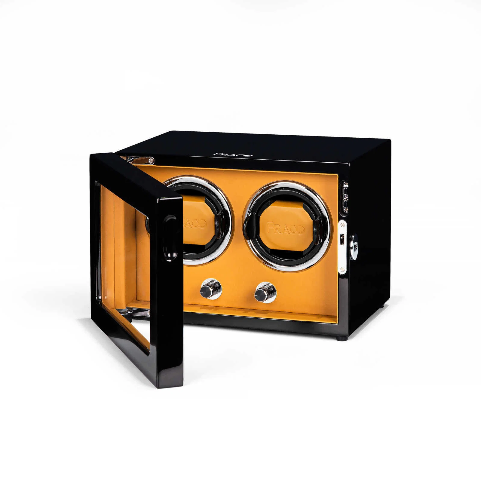 Hộp Xoay Đồng Hồ Fraco X200 Brown (2 xoay) Hộp Xoay Đồng Hồ Fraco X200 Brown (2 xoay)
