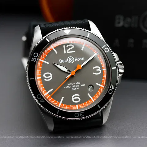 Bell & Ross Vintage V2-92 Garde Cotes BRV292-ORA-ST/SRB - Topwatch.vn