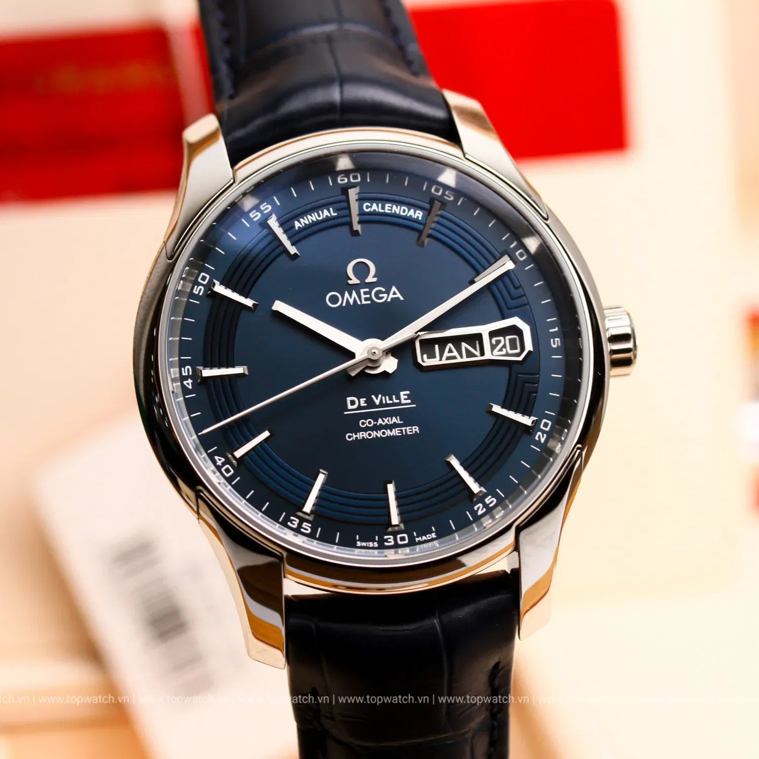 Đồng Hồ Omega De Ville Hour Vision Annual Calendar 431.33.41.22.03.001 (43133412203001) Đồng Hồ Omega De Ville Hour Vision Annual Calendar 431.33.41.22.03.001 (43133412203001)