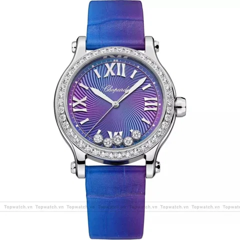Chopard Happy Sport Diamond Purple Watch 33mm