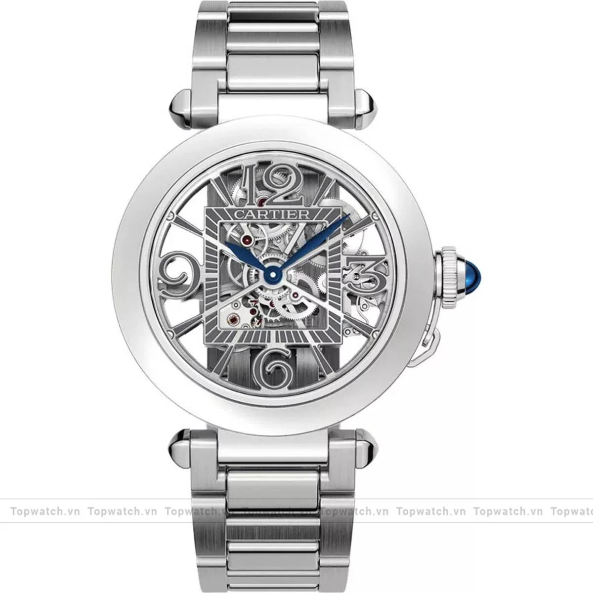 Cartier Pasha WHPA0007 Automatic Skeleton Watch 41mm Cartier Pasha WHPA0007 Automatic Skeleton Watch 41mm