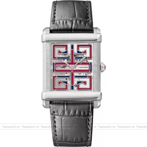 Cartier Tank WHTA0015 Chinoise Watch 39.5x29.16mm
