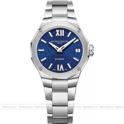 Baume & Mercier Riviera Blue Watch 33mm