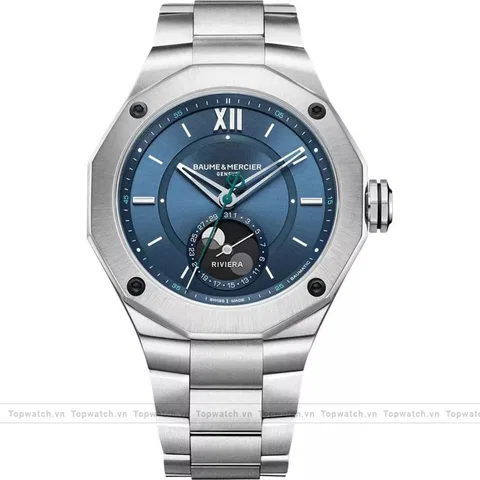 Baume & Mercier Riviera 10682 Moon Phase 43mm