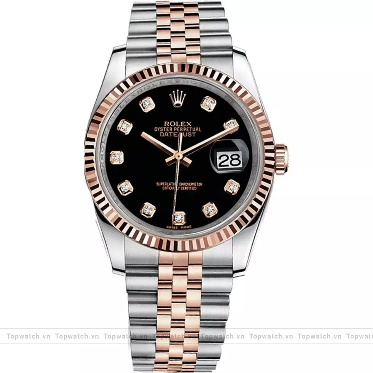 Rolex Oyster Perpetual 116231 Datejust Black Watch 36mm Rolex Oyster Perpetual 116231 Datejust Black Watch 36mm