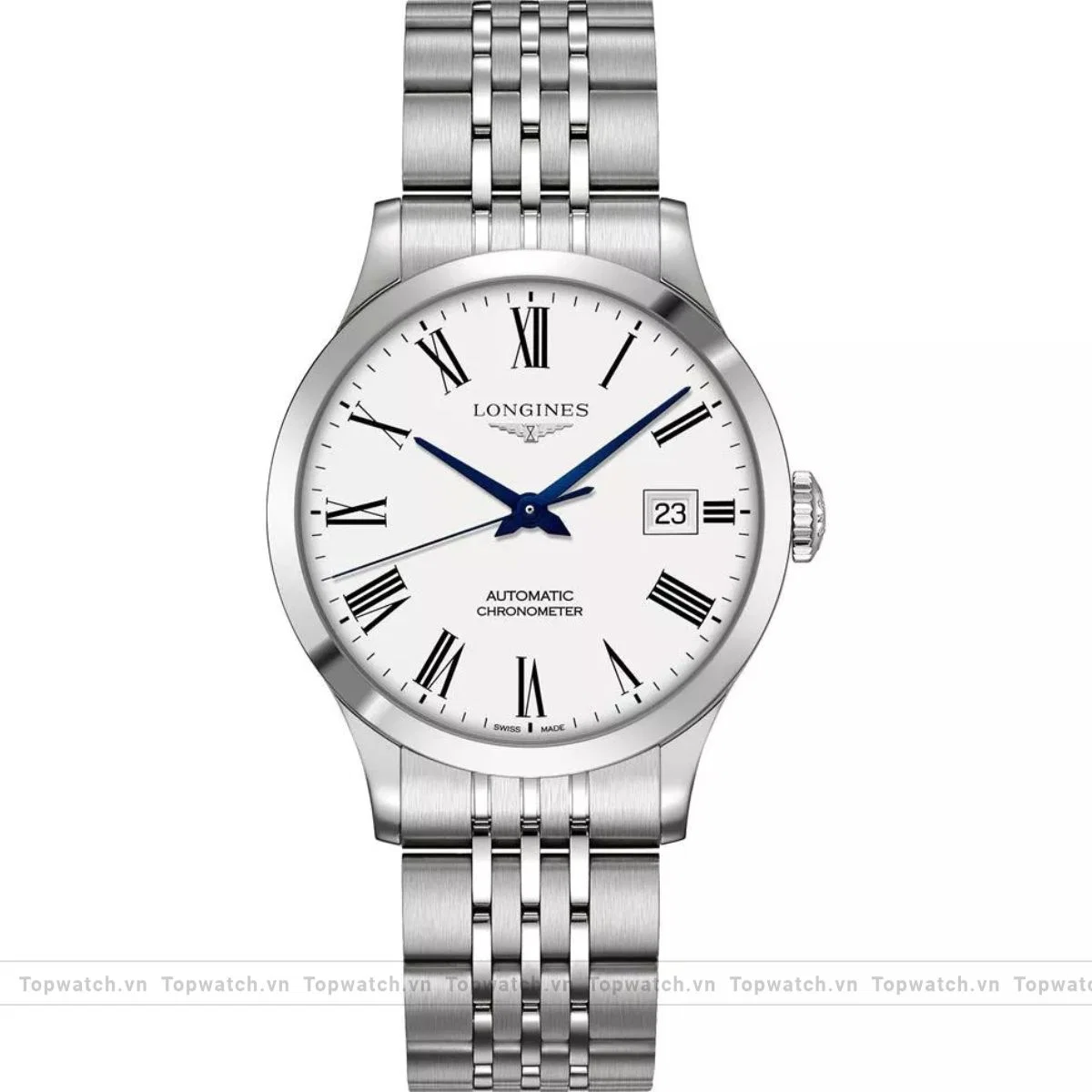 Longines Record L2.820.4.11.6 Watch 38.5mm Longines Record L2.820.4.11.6 Watch 38.5mm