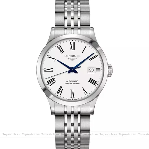 Longines Record L2.820.4.11.6 Watch 38.5mm