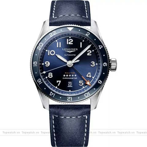 Longines Spirit L3.812.4.93.2 Zulu Time Watch 42mm