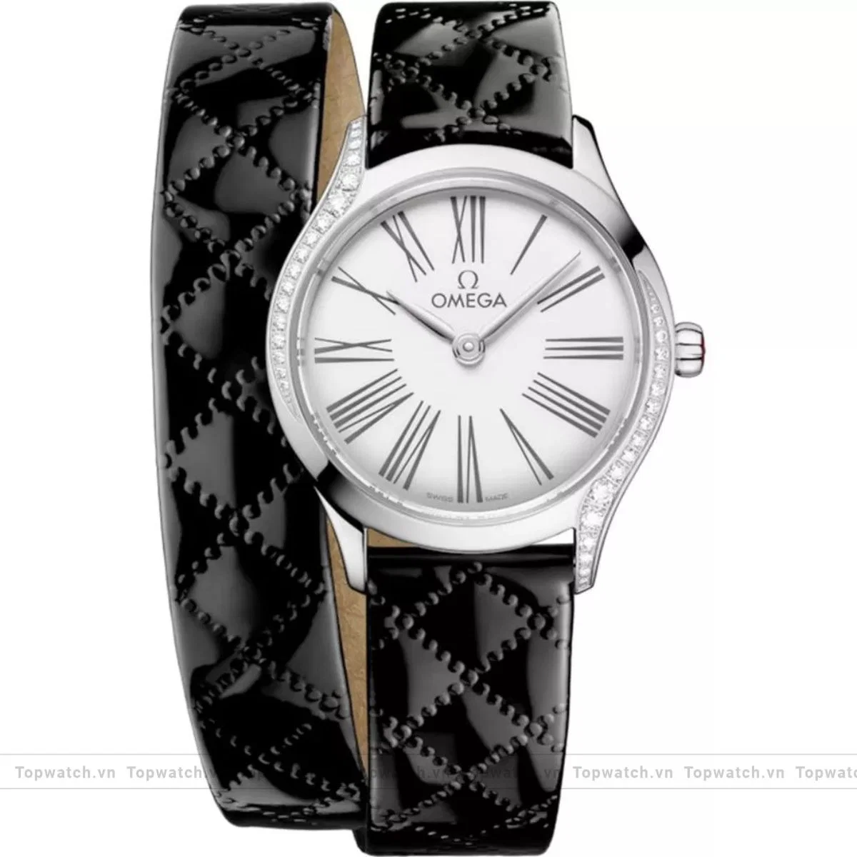 Omega De Ville Mini Black-Tone Trésor Watch 26mm Omega De Ville Mini Black-Tone Trésor Watch 26mm