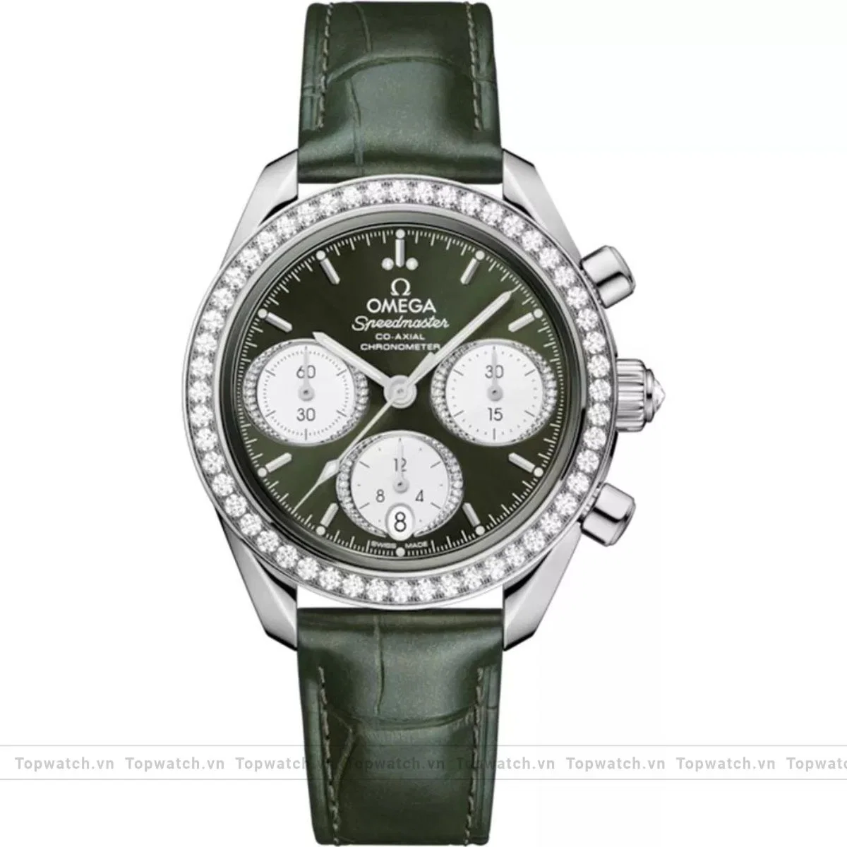 Omega Speedmaster Green - Tone Chronometer Watch 38mm Omega Speedmaster Green - Tone Chronometer Watch 38mm