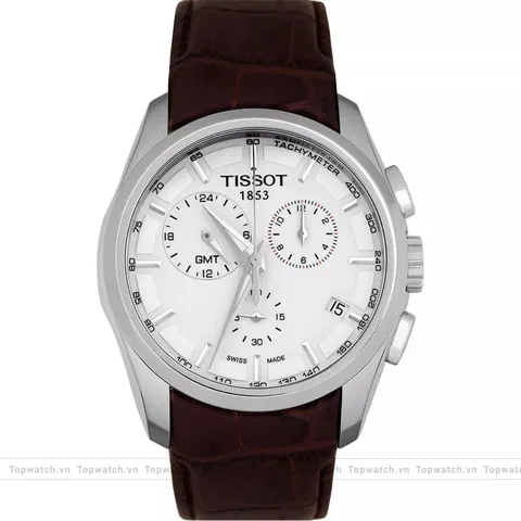 Tissot Couturier T035.439.16.031.00 GMT Watch 42mm