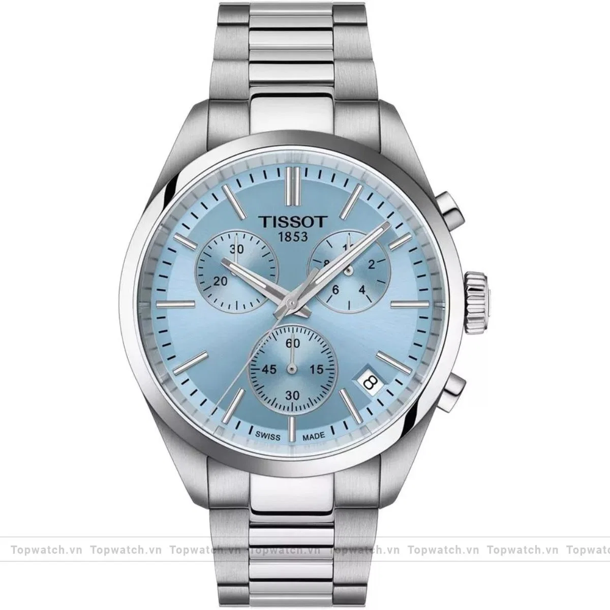 Tissot PR100 T150.417.11.351.00 Chronograph Blue-Tone Watch 40mm Tissot PR100 T150.417.11.351.00 Chronograph Blue-Tone Watch 40mm