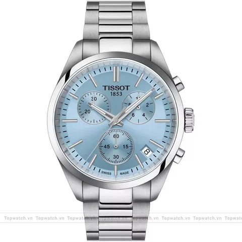 Tissot PR100 T150.417.11.351.00 Chronograph Blue-Tone Watch 40mm