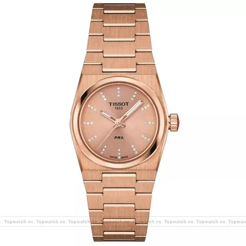 Tissot PRX T137.010.33.506.00 Yellow Rose-Tone Watch 25mm
