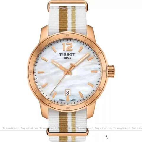 Tissot Quickster T095.410.37.117.00 Nato Watch 40mm