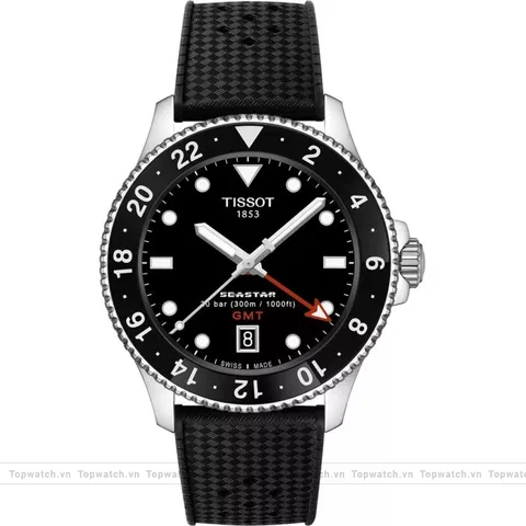 Tissot Seastar 1000 T120.852.17.051.00 GMT Watch 40mm