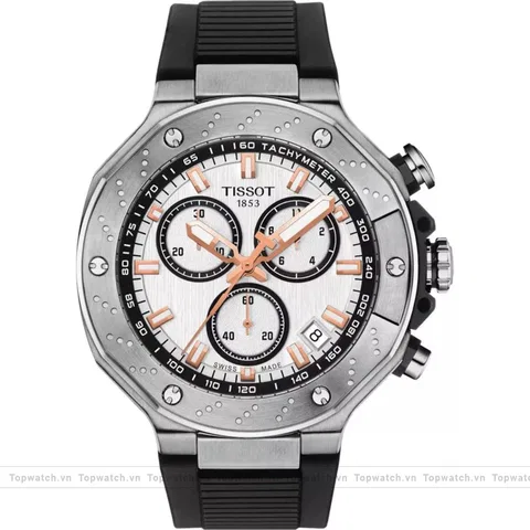 Tissot T-Race Silver Tone Men's Watch 45mm