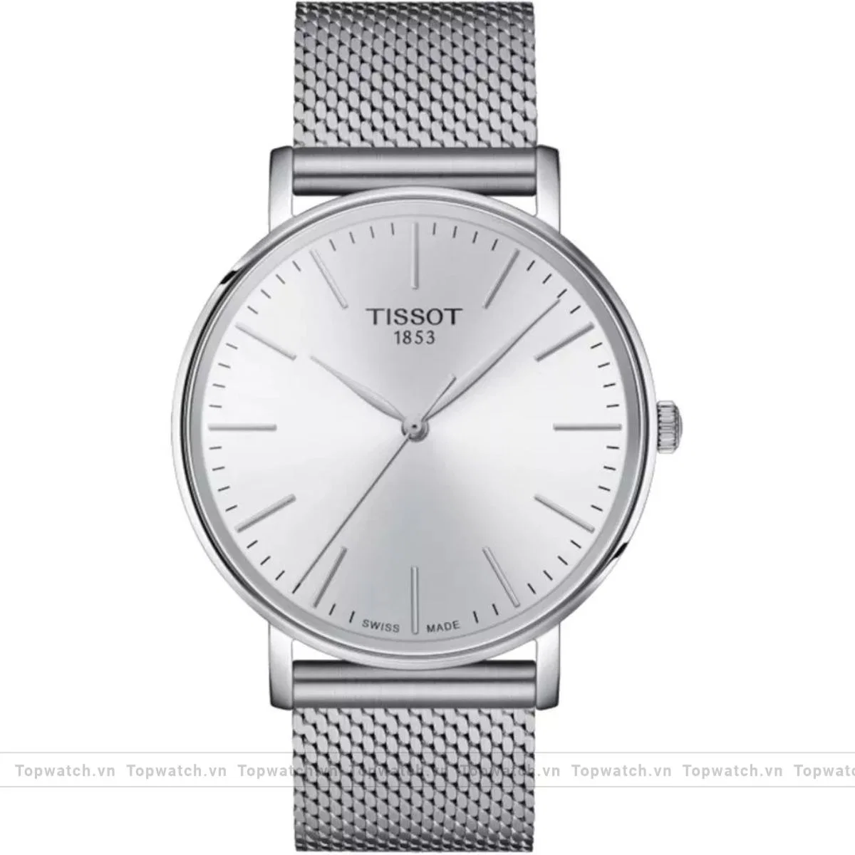 Tissot Everytime Silver Dial Watch 40mm Tissot Everytime Silver Dial Watch 40mm