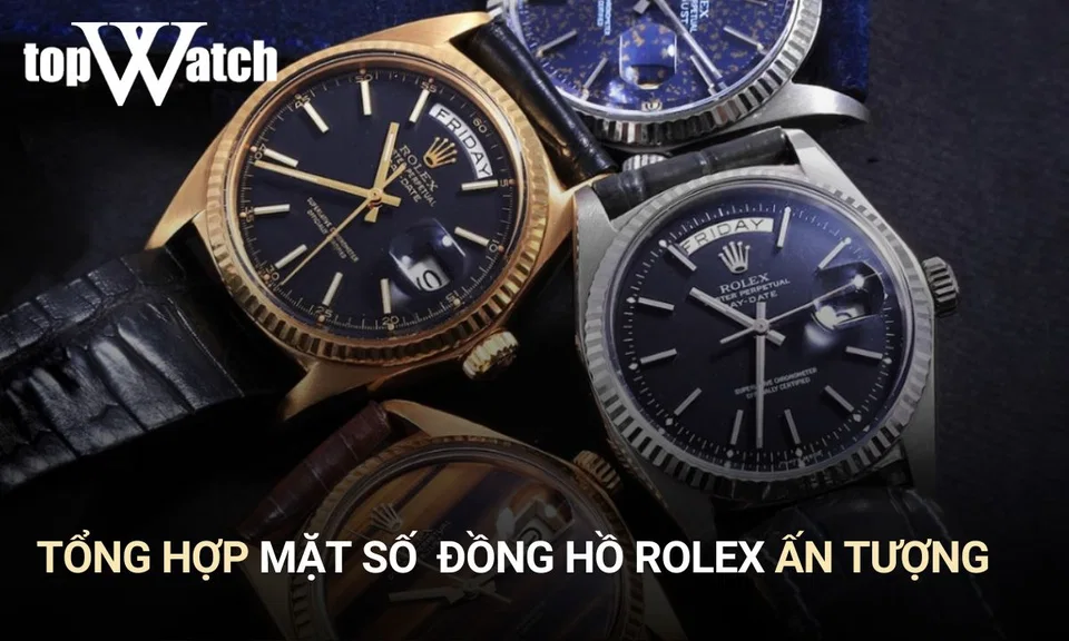 các kiểu mặt số đồng hồ rolex