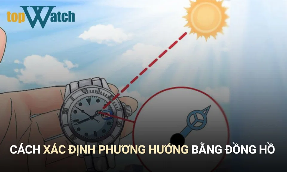 cách xác định phương hướng bằng đồng hồ
