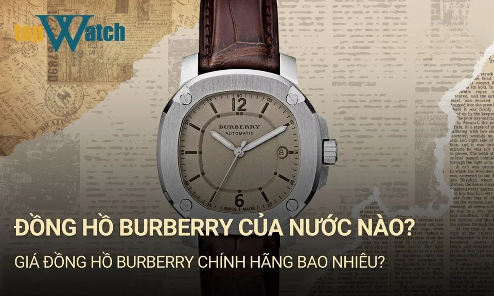 Đồng hồ Burberry của nước nào?