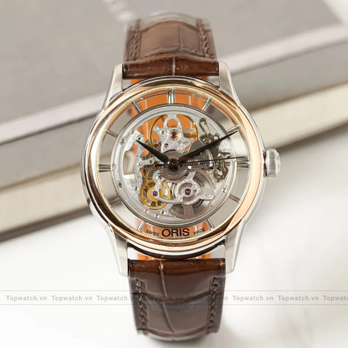 Đồng hồ Oris Artelier Skeleton 73476846351LS Đồng hồ Oris Artelier Skeleton 73476846351LS