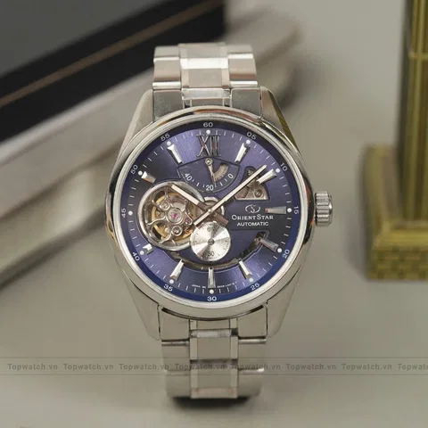 Đồng hồ Orient Star Automatic Semi Skeleton Joker Blue RE-AV0003L00B