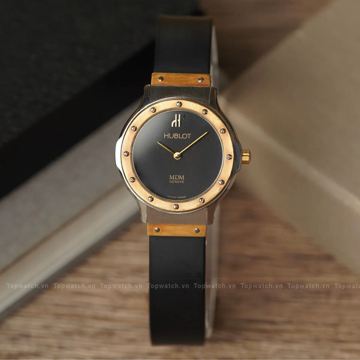 Đồng hồ Hublot MDM Women's Black Watch - 1280.100.3.044 Đồng hồ Hublot MDM Women's Black Watch - 1280.100.3.044
