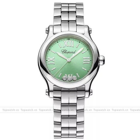 Chopard Happy Sport Quartz Green 278590-3013-112988 Watch 30mm
